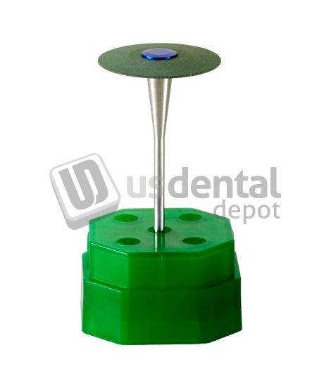 ATTRITOR - Zirconia polisher GREEN Coarse - 1pk- 27mm x 0.7mm- Diamond Impregnated Rubber discs