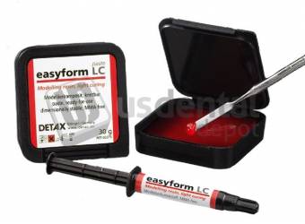 DETAX- Easyform LC gel 3 x 3gr syringe Ready for use modelling resin lightcuring ( Light cured wax ) # 03376 Standard packing paste