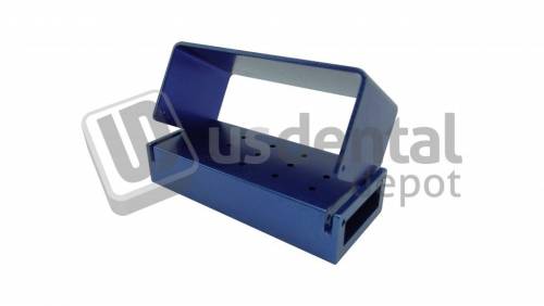 HARK - Aluminum Burs Block Holder 15 hole FG BLUE 1 each #ABB-BE-1