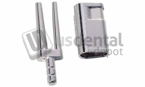 RENFERT -  Dowel Bi-V-Pin with metal sleeve-100pk-#328-1000 #3281000 -Double Dowel Pins- #3281000