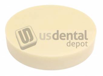 VIPI PMMA For Roland Tooth Color Mono A1 Disc 98mm x 18mm - Open System - 1 Round block per box ( THIS ITEM CAN NOT BE RETURNED OR EXCHANGED - FINAL SALE ) ( 510K K102341 )