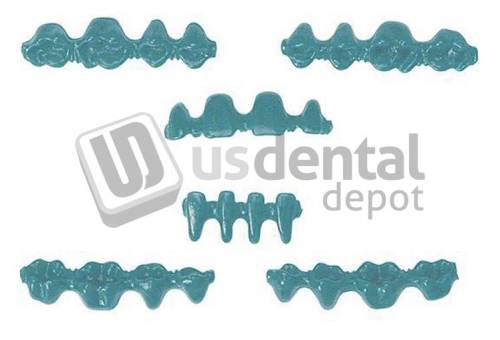 RENFERT -  Wax Pontics Set 60pk-10 pieces of 6 sizes- #500-0000 #5000000 -A set of pontics for modelling anterior and posterior bridges for veneer technique with acrylic or porcelain. #500-0000