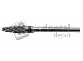 47-XC  Small Cone - Diamond Cut SC Super Coarse  BLACK Tungsten Carbide Burs HP 3/32 Shank - #BK920 BK194-60