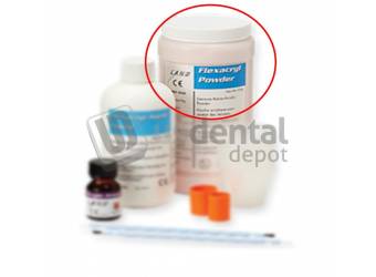 LANG Flexacryl Hard - Denture Reline Acrylic Resin, Fibred PINK Powder Refill, 4 oz - #0920FIB