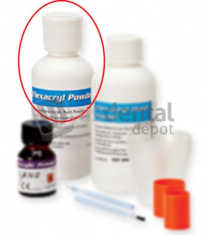 FLEXACRYL SOFT 4OZ POW FIBRED LANG 0920FIB US Dental Depot