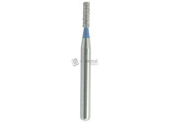 FG Diamond - 10pk burs SF-41 - 836-012M FG -  Short Cylinder Flat End Small-  Blue Medium  - ( #514.4 )  #SF41 Blue Medium 