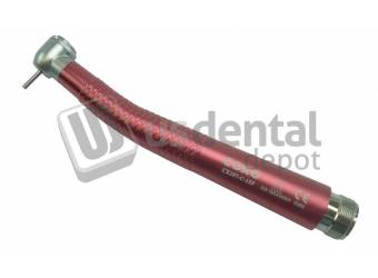 COXO-AIR-COLOR-P-2H - RED High Speed Handpiece - Standard Head - Push Button - 2 holes  #CX207-C-1SP