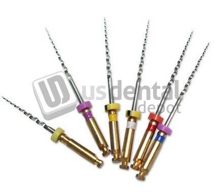 Endo NiTi Eng Taper  .04 25mm # 30 - ( YELLOW ) - 6 Box - ( Rotary Engine Taper  ) ( )