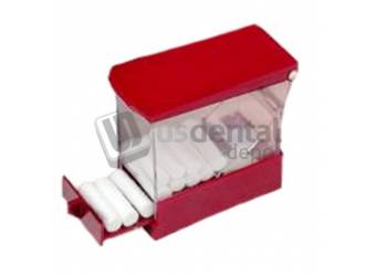 Cotton Roll Dispenser - Tray Type - RED - ( 108mm x 100mm x 52mm ) - Each - #CD002 ( )