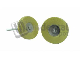 Mounted Miniature Leather Polishing Buffs - Diam: 7/8 in=22mm - Shank 1/8 - Lenth HP - 10 Pieces - Mx.Speed: 15.000 #MSH78MLY