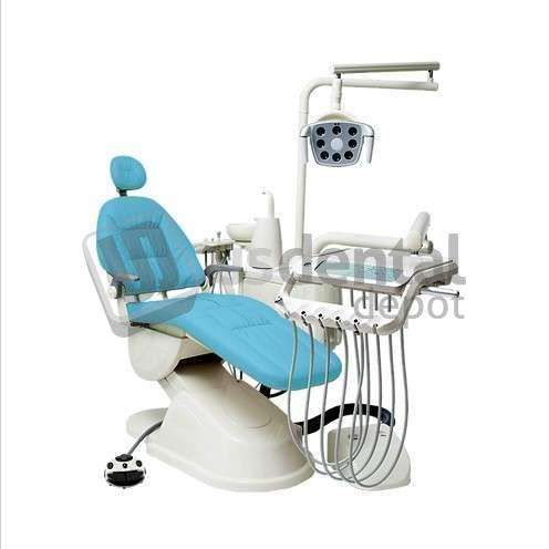 ADC - LUXURY  3500 - Complete Dental Chair Kit 2Holes LIGHT BLUE - ASSISTANT CONTROL PAD - RIGHT HANDED - -  Includes FREE DOCTORS STOOL - Prom until Jan 2024 ) 