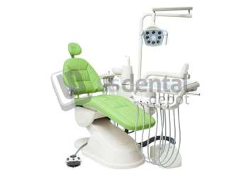 ADC - LUXURY  3500 - Complete Dental Chair Kit 4Holes LIGHT GREEN - ASSISTANT CONTROL PAD - RIGHT HANDED -