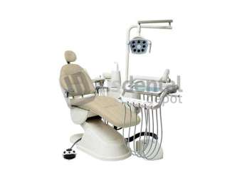 ADC - LUXURY  3500 - Complete Dental Chair Kit 4Holes BEIGE - ASSISTANT CONTROL PAD - RIGHT HANDED -