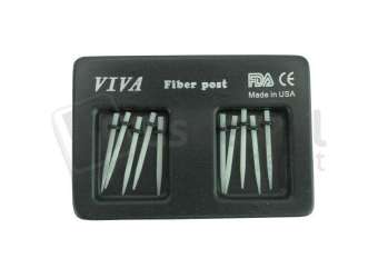 VIVA PLUS 2 Glass Fiber Conic Endo Post 1.00mm 10pk Refill ( BLACK ) radiopaque ( )