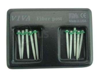 VIVA PLUS 2 Glass Fiber Conic Endo Post 1.20mm 10pk Refill ( GREEN ) radiopaque ( )