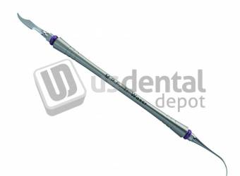 MPF BRUSH TI Waxer Carving Instrument- Small Lecron / Large Dropper- Purple Mfg.#119-0003 1190003 - #MPF BRUSH co