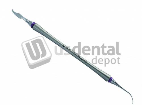 MPF BRUSH TI Waxer Carving Instrument- Small Lecron / Large Dropper- PURPLE Mfg.#119-0003 1190003 - #MPF BRUSH co