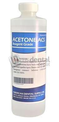 ADS Acetone 16oz. - #S883-1-5 ( Acetone - ( ship declaration as HAZ ( like monomer )))