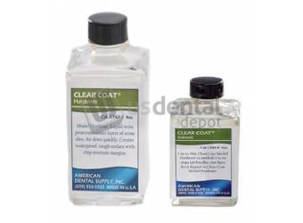 ADS CLEAR Coat Hardener 1 oz. resin and solvent kit - # C760-11