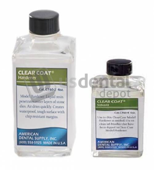 ADS CLEAR Coat Hardener 1 oz. resin and solvent kit - # C760-11