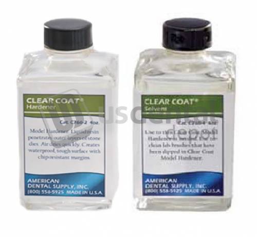 ADS CLEAR Coat Hardener 4 oz. resin and solvent kit - # C760-1