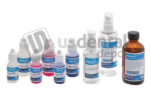 ADS Fill - 1T BLUE 4 - 2oz. Act. - 4 - base & Solvent kit large lab - #F680-10-BE