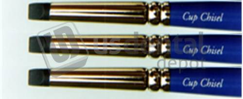 ADS FLEXI-TIPS BLACK 2 CUP CHISEL size #2- 3 pc same shape - #F521-2