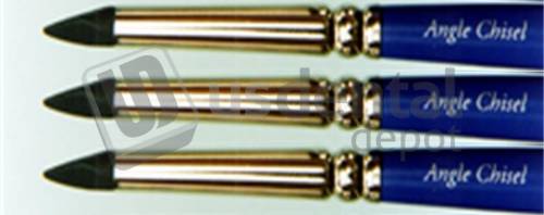 ADS FLEXI-TIPS BLACK 2 ANGLE CHISEL size #2- 3 pc same shape - #F521-6