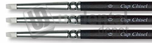 ADS FLEXI-TIPS WHITE 0 CUP CHISEL size 0- 3 pc same shape - #F 531-3