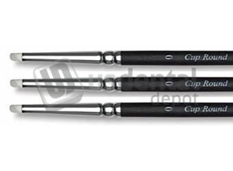 ADS FLEXI-TIPS WHITE 0 CUP ROUND size 0- 3 pc same shape - #F 531-4