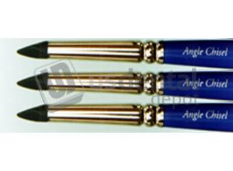 ADS FLEXI-TIPS BLACK 0 ANGLE CHISEL 3 tips/pk  - #F541-6