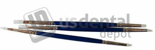 ADS FLEXI-TIPS & Brush SABLE HAIR - KOLINSKY 3 taper point - #F580-2