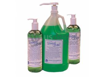 ADS Sanitizer Hand Gel GREEN apple scent 16 oz. pump - # S441-4