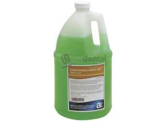 ADS Sanitizer Hand Gel GREEN apple scent 1gallon with pump bottle - #S441-8