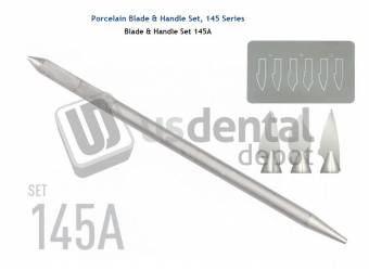 BESQUAL Porcelain Instrument with insterchangeable blades set ( 6 blades ) M145A #565-1451