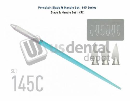 BESQUAL Porcelain Instrument with insterchangeable blades set ( 6 blades ) M145C #565-1453