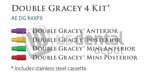 AMERICAN EAGLE - Double GRACEY 4-instrument kit with cassette sl5 - Double GRACEY instruments and kits - #AEDGK4XPX