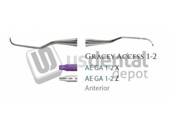 AMERICAN EAGLE - GRACEY+3 access - Gracey Curettes 1-2 (3/8) PURPLE - #AEGA1-2X