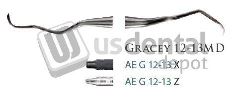 AMERICAN EAGLE - GRACEY 12-13 md (3/8) BLACK - GRACEY - mesial-distal - #AEG12-13X