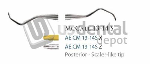 AMERICAN EAGLE - Curette McCall 13-14s (3/8) YELLOW - #AECM13-14SX