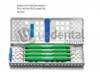 AMERICAN EAGLE - Implant instrument 4-instrument kit w/ sl5 cassette - #AEIIKZ