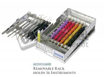 AMERICAN EAGLE - Cassette 108 w/ removable rack (16-instruments) - #AEOVS108RR