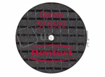 RENFERT Dynex Brillant Separating discs  22mm x 0.5mm  - 20pk - #570522-