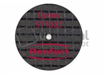 RENFERT Dynex Brillant Separating Discs 22mm x 1.0mm - 25pk - #571022