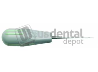 DIRECTA - Luxator Periotomes - 1mm Straight Blade, Light GREEN Stripes, Integrates - #506355