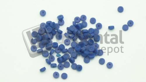 Endodontic Silicone  Stoppers BLUE Color Coded 100pk