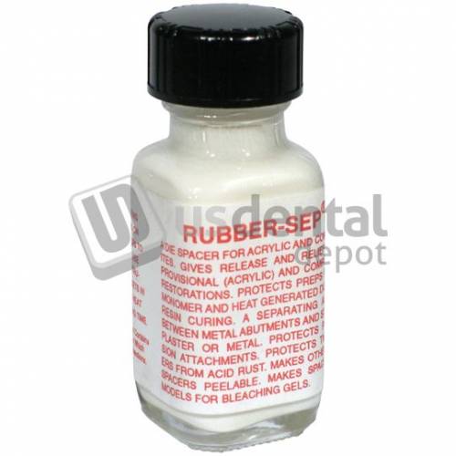 TAUB - Rubber Sep - WHITE - 6 Cc - w/ Brush And Cap - #10-2057