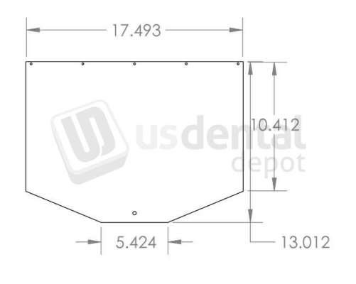 VANIMAN Window Assembly- Complete (sandstorm Xl) (large)- Abrasive Blaster Parts For Large Cabinets Only - Each #2620