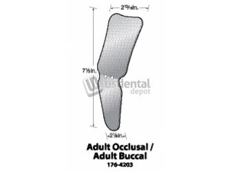 SELECT Double-ended Double-sided SS Angled Mirror Adult Occlusal/Buccal each #176-4203 - Mirrors for oral Photography contrastors for intra-oral photography and mirrors for intra oral cameras .