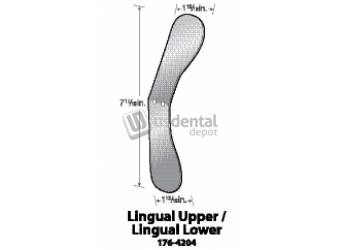SELECT Double-ended Double-sided SS Angled Mirror Lingual Upper/Lower each #176-4204 - Mirrors for oral Photography contrastors for intra-oral photography and mirrors for intra oral cameras .